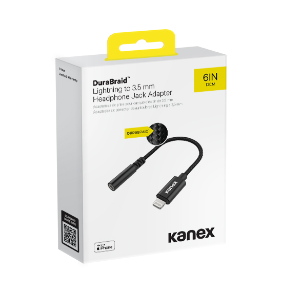 Kanex Lightning to 3.5 mm Headphone Adapter