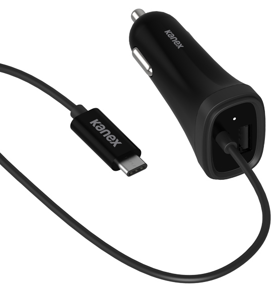 Kanex USB-C Car Charger 1.2M with 1 USB Port