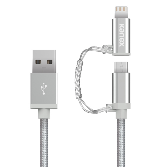 Premium DuraBraid USB-C to Lightining Cable 2m Gold